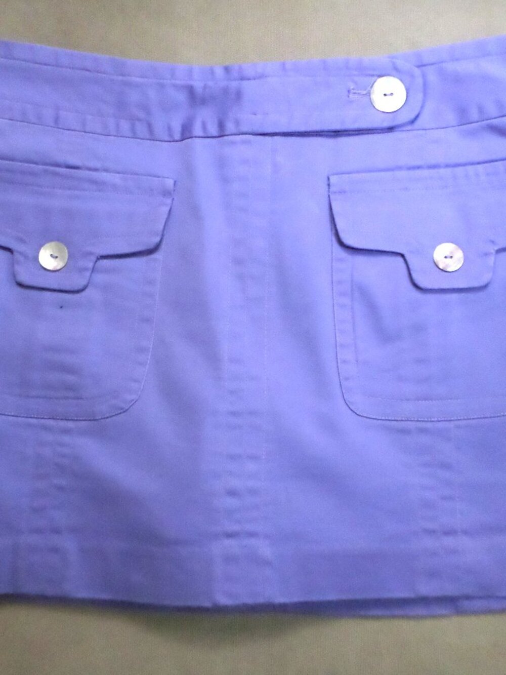 Purple skort with back zipper Size 6
